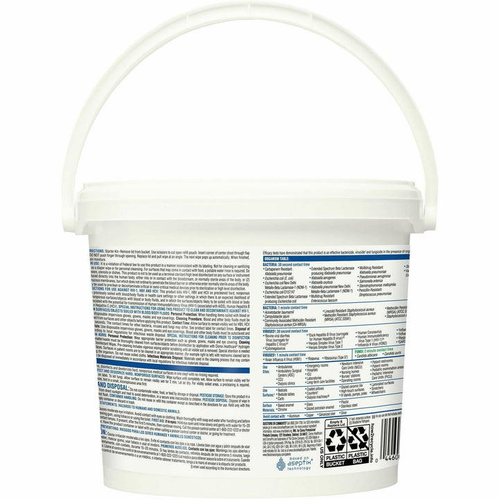 Image of Clorox® Disinfecting Wipes,w/Hydrogen Peroxide,185 Wipes,50/BD,WE