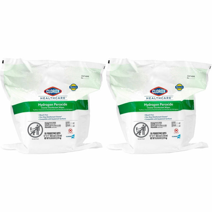 Image of Clorox® Disinfecting Wipes Refill,w/Hydrgn Perox,185 Wipes,200/PL,WE