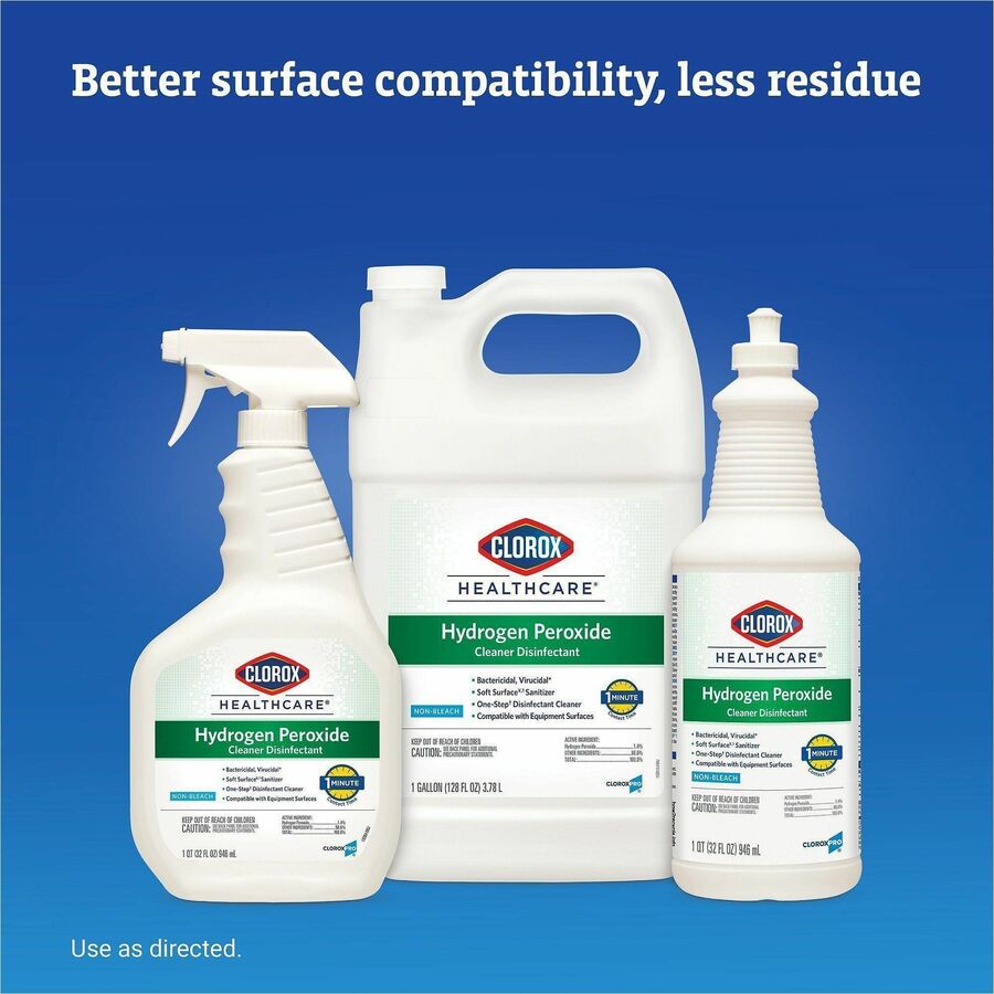Image of Clorox® Disinfecting Cleaner,Hydrogen Peroxide,32 oz,216/BD,WE/GN