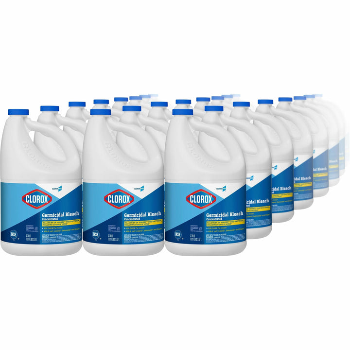 Image of Clorox® Bleach, Germicidal, Concentrated, 121 oz, 84/BD, Clear