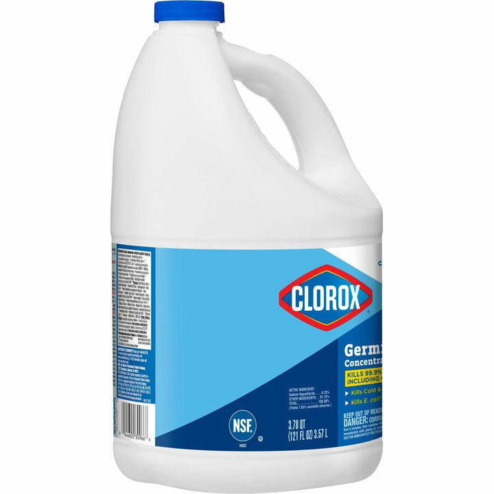 Image of Clorox® Bleach, Germicidal, Concentrated, 121 oz, 84/BD, Clear