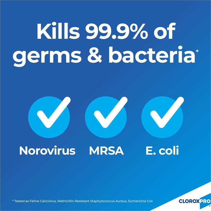 Image of Clorox® Bleach, Germicidal, Concentrated, 121 oz, 84/BD, Clear