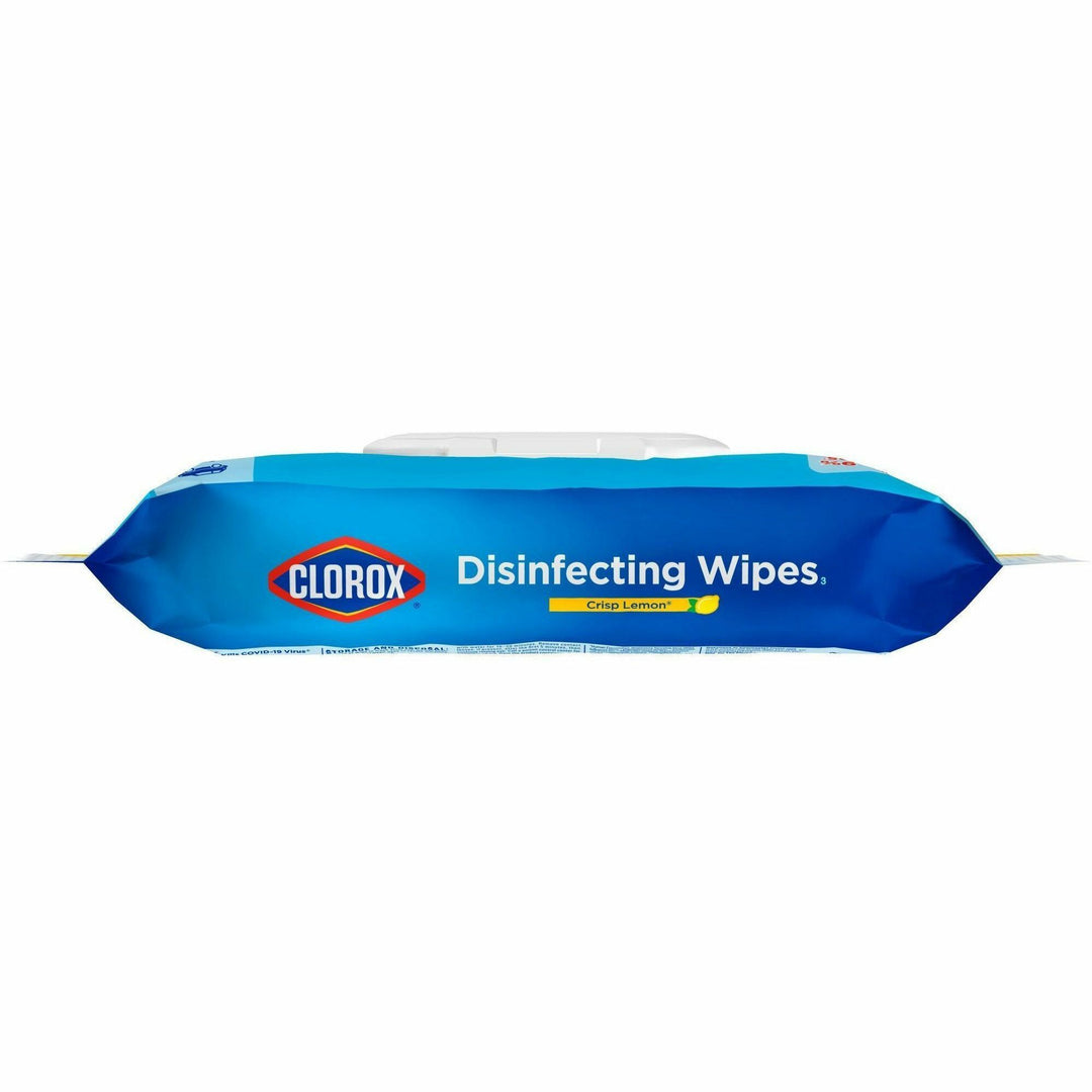 Image of Clorox® Disinfecting Wipes, Crisp Lemon, 75 Wipes, 300/BD, White
