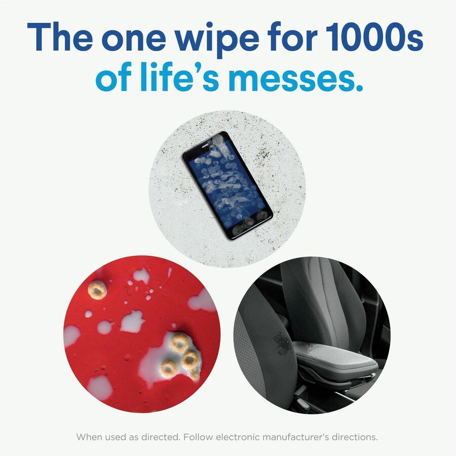 Image of Clorox® Disinfecting Wipes, Crisp Lemon, 75 Wipes, 6/CT, White