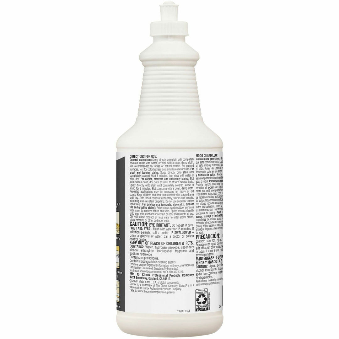 Image of Clorox® Urine Remover, f/Stains/Odors, 32 oz, 276/BD, White