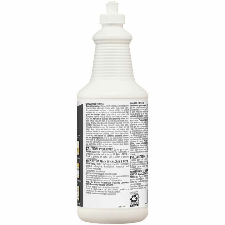 Image of Clorox® Urine Remover, f/Stains/Odors, 32 oz, 276/BD, White