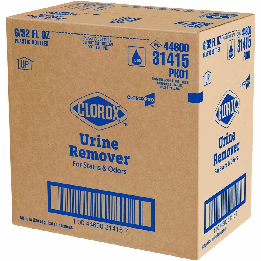 Image of Clorox® Urine Remover, f/Stains/Odors, 32 oz, 552/PL, White