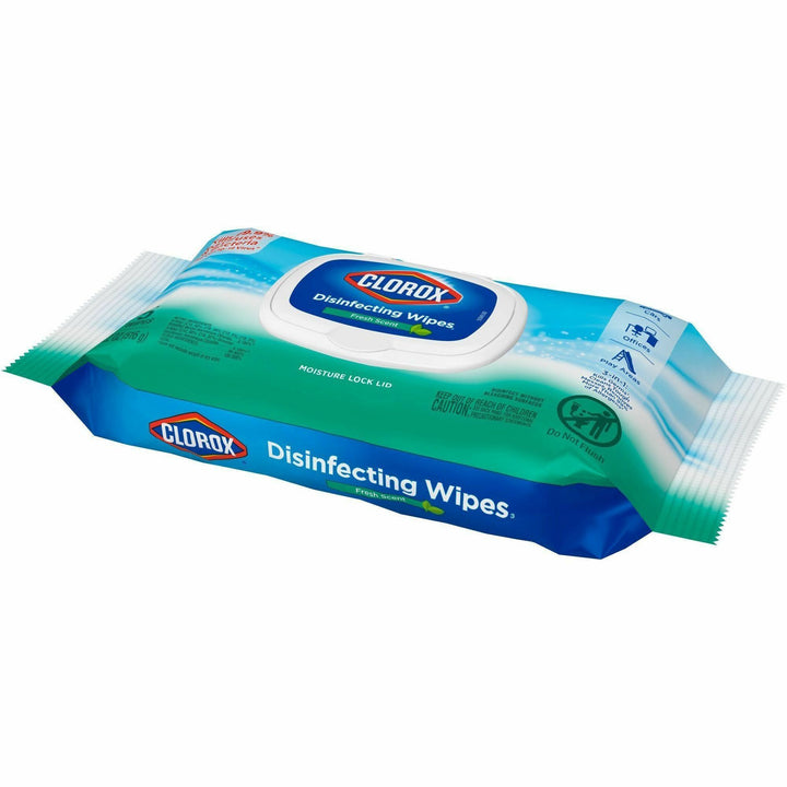Image of Clorox® Disinfecting Wipes, Fresh Scent, 75 Wipes, 600/PL, White