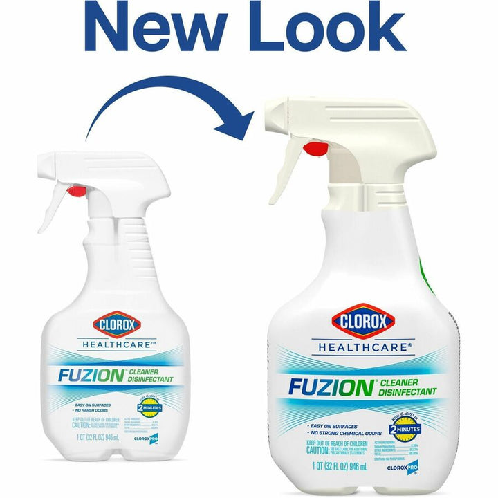 Image of Clorox® Disinfectant Cleaner, Fuzion, Low Odor, 32 oz, 216/BD