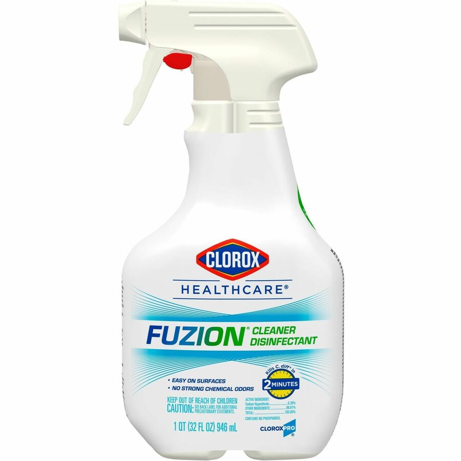 Image of Clorox® Disinfectant Cleaner, Fuzion, Low Odor, 32 oz, 432/PL