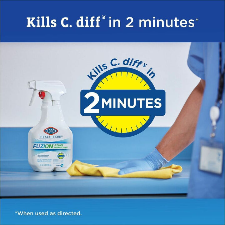 Image of Clorox® Disinfectant Cleaner, Fuzion, Low Odor, 32 oz, 432/PL