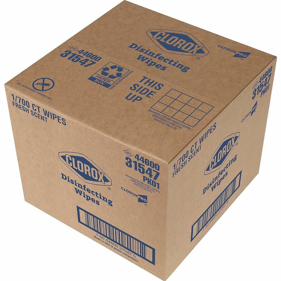 Image of Clorox® Disinfecting Wipes, 700Shts, Fresh Scent, 24/BD, WE