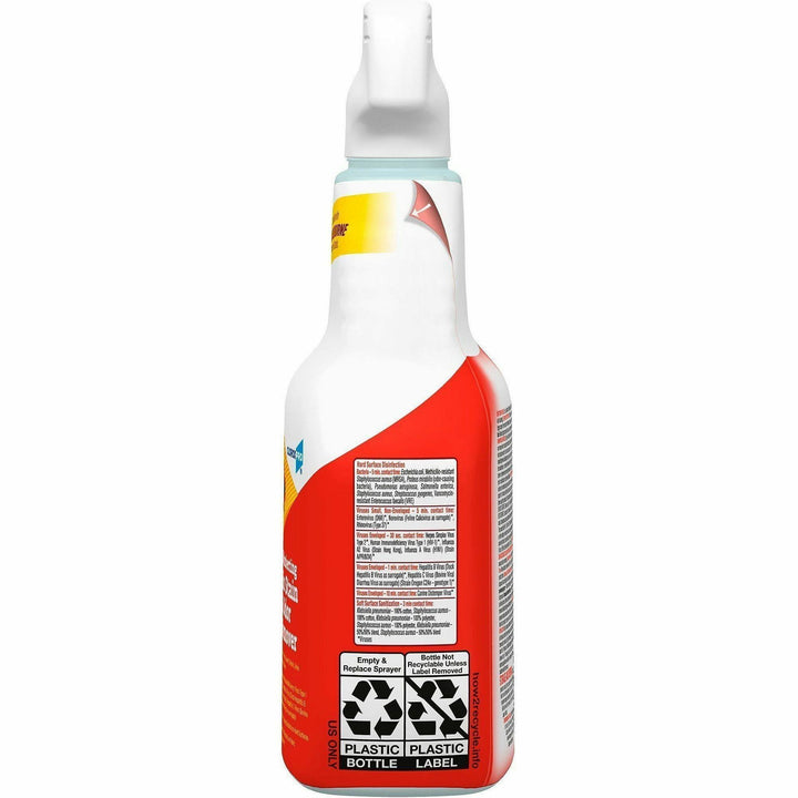 Image of Clorox® Disinfectant Spray, OSHA Compliant, Bleach-free, 32 oz, 9/CT