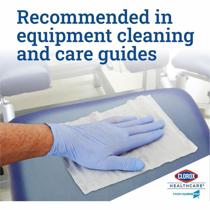 Image of Clorox® Germicidal Wipes w/Bleach, 6-3/4"x9", 70 Wipes, 450/PL, WE