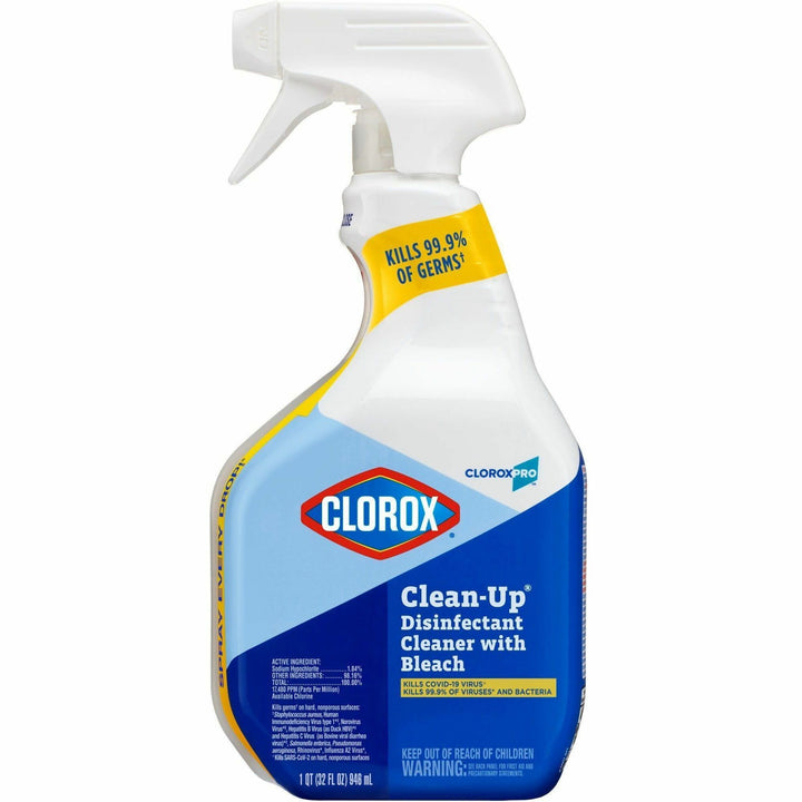 Image of Clorox® Disinfectant Cleaner, w/Bleach, 32oz, Trigger Spray, 432/PL