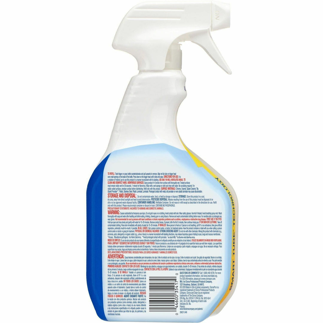 Image of Clorox® Disinfectant Cleaner, w/Bleach, 32oz, Trigger Spray, 432/PL