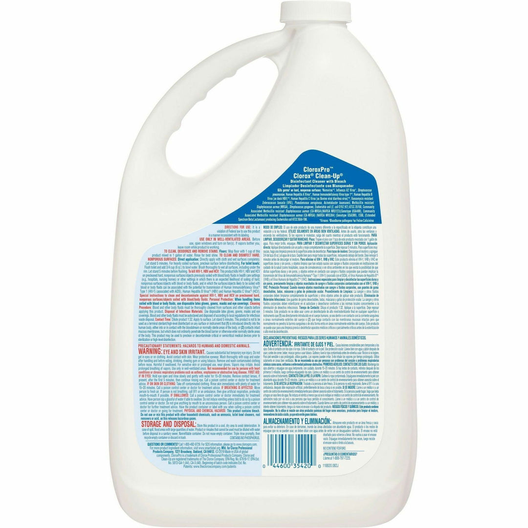 Image of Clorox® Disinfectant Cleaner Refill, w/Bleach, 128oz, 108/PL