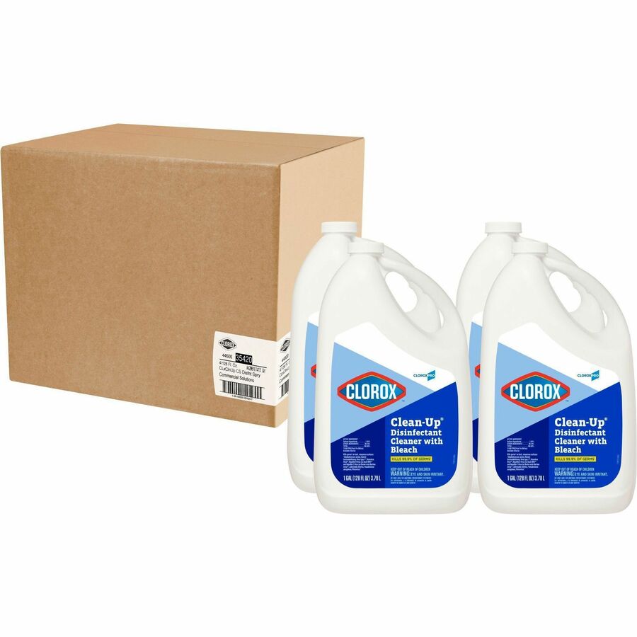 Image of Clorox® Disinfectant Cleaner Refill, w/Bleach, 128oz, 108/PL