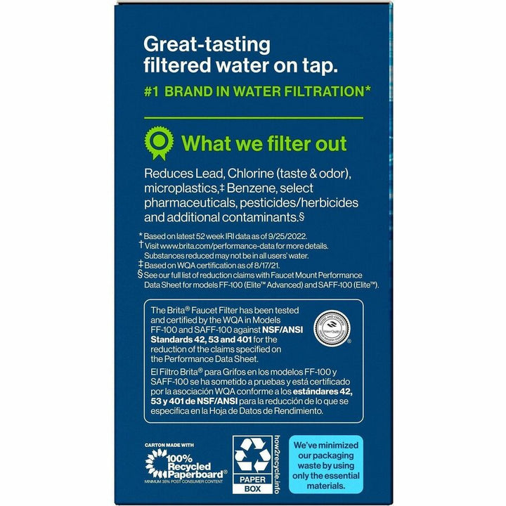 Image of Clorox® Filter, f/Brita Faucet Water Filter System, On-Tap, 6/CT, WE