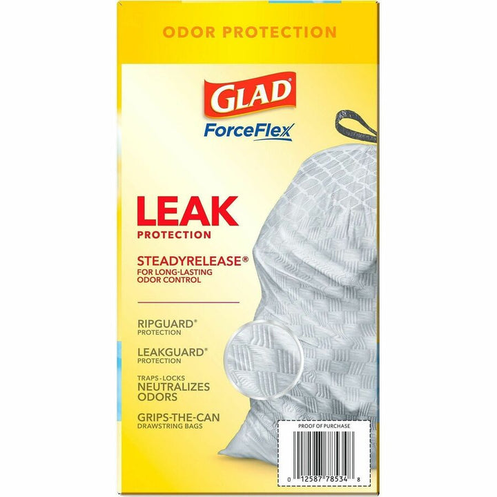 Image of Clorox® Tall Kitchen Bags, 13 Gal, 0.78mil, 80/BX, 120 BX/BD, WE
