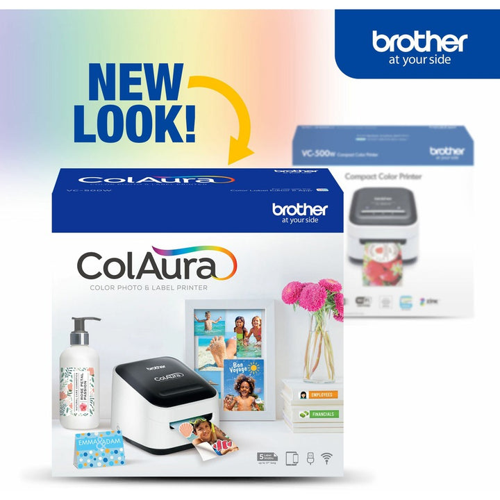 Image of Brother VC-500W Versatile Compact Color Label and Photo Printer with Wireless Networking
