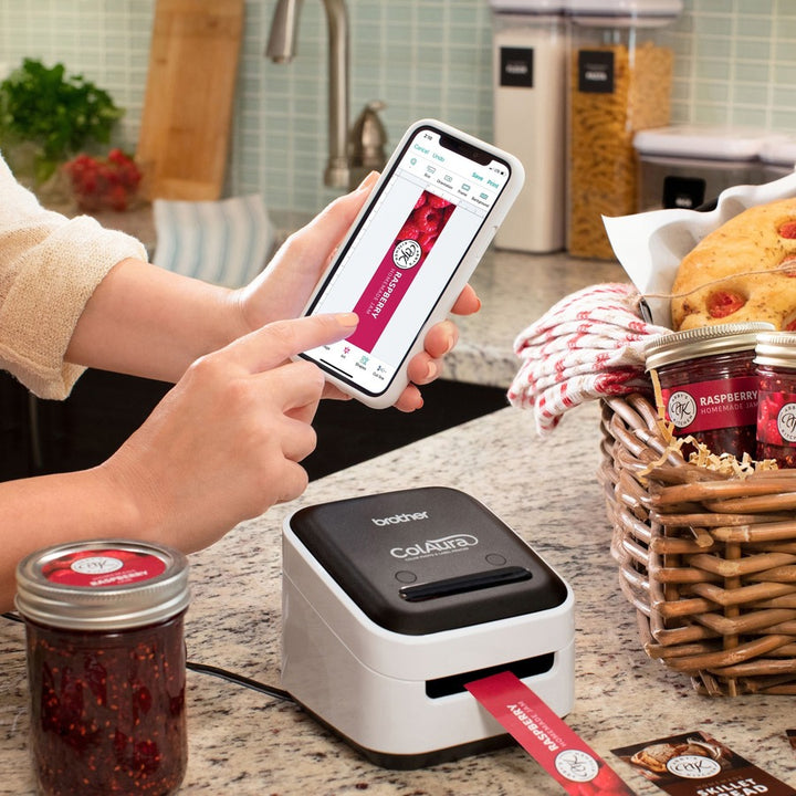 Image of Brother VC-500W Versatile Compact Color Label and Photo Printer with Wireless Networking