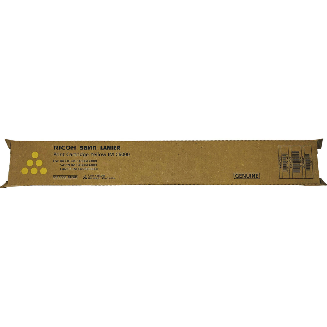 Image of Ricoh® Toner Cartridge, 4500/6000, 22,500 Yield, YW