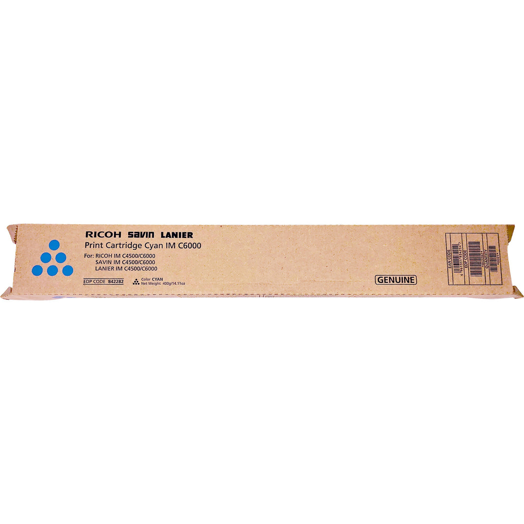 Image of Ricoh® Toner Cartridge, 4500/6000, 22,500 Yield, CYN