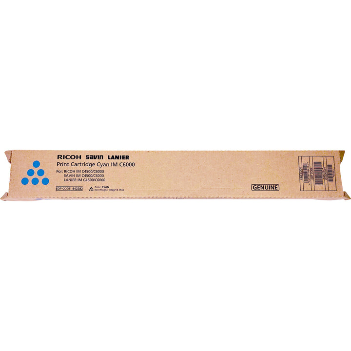 Image of Ricoh® Toner Cartridge, 4500/6000, 22,500 Yield, CYN