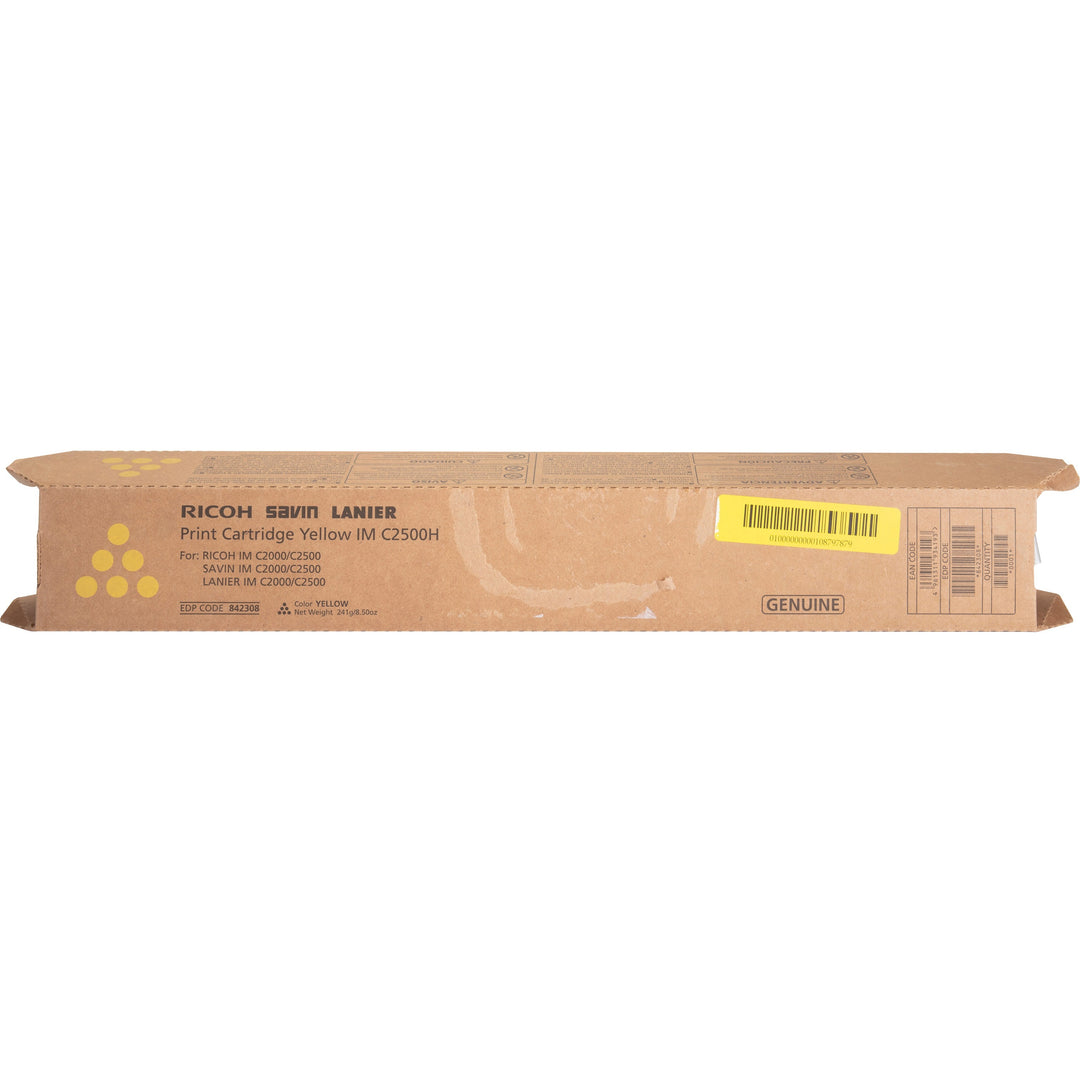Image of Ricoh® Toner Cartridge, 2000/2500, 10,500 Yield, YW