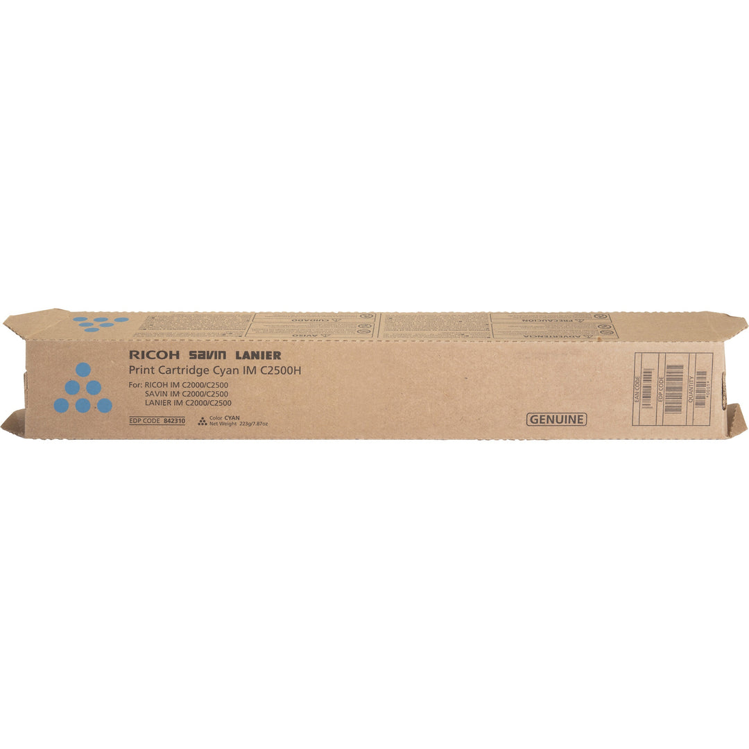 Image of Ricoh® Toner Cartridge, 2000/2500, 10,500 Yield, CYN
