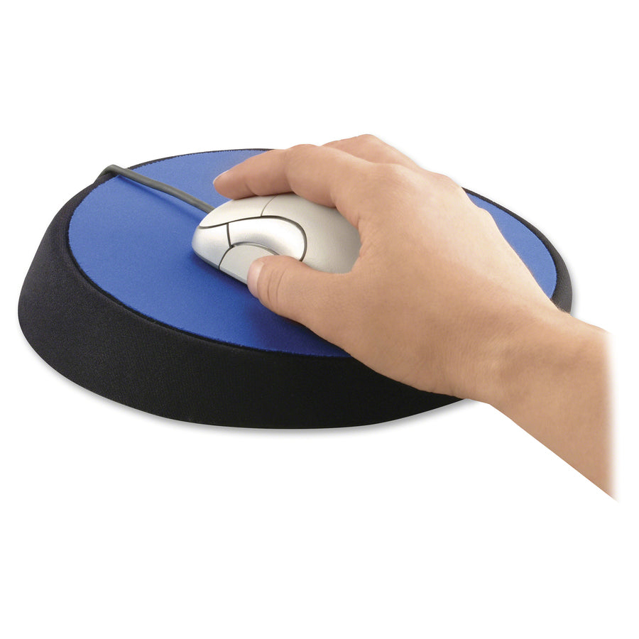 Image of Allsop® Wrist Aid Ergonomic Circular Mouse Pad, 9" Dia., Cobalt