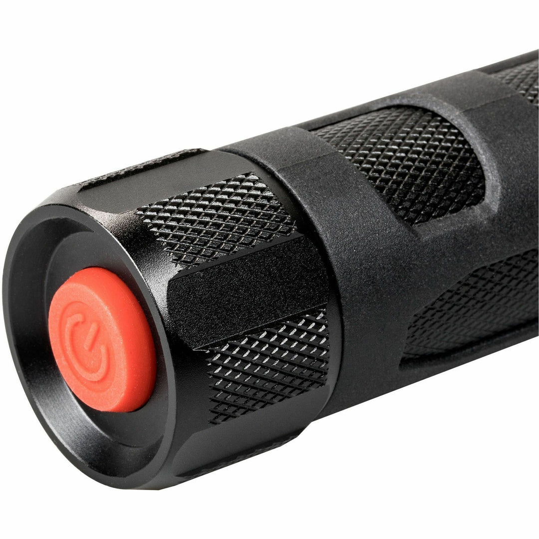 Image of DORCY® Flashlight, 360 Lumen, 1-1/2"Wx1-1/2"Lx5-1/10"H, Black/Red
