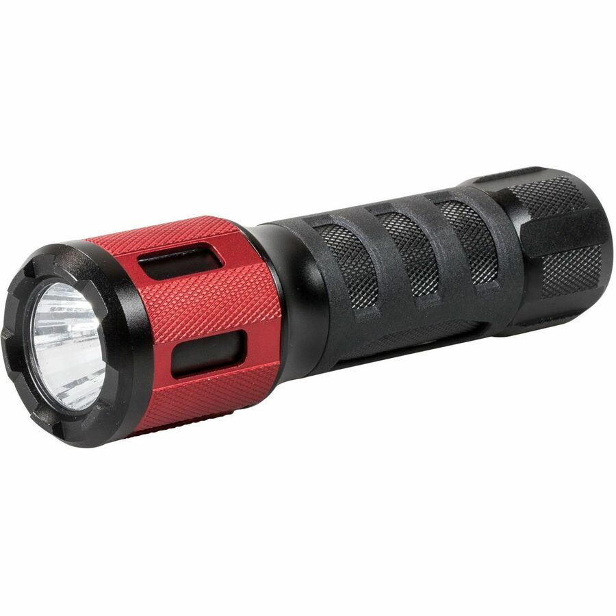 Image of DORCY® Flashlight, 360 Lumen, 1-1/2"Wx1-1/2"Lx5-1/10"H, Black/Red