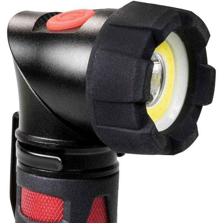 Image of DORCY® Flashlight, 320 Lumen, 2-1/5"Wx1-3/5"Lx4-3/4"H, Black/Red