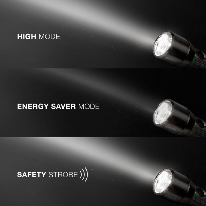 Image of Eveready® Flashlight, LED, Rechargeable, 1000 Lumens, 200m, Silver