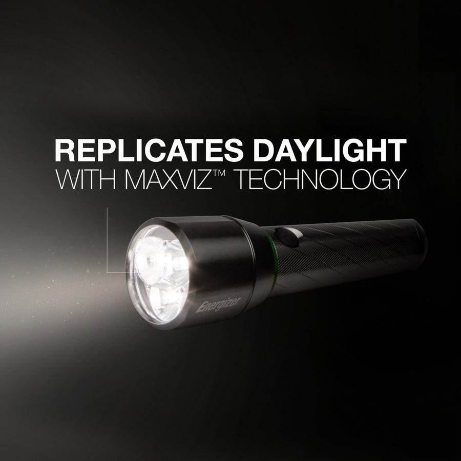 Image of Eveready® Flashlight, LED, Rechargeable, 1000 Lumens, 200m, Silver