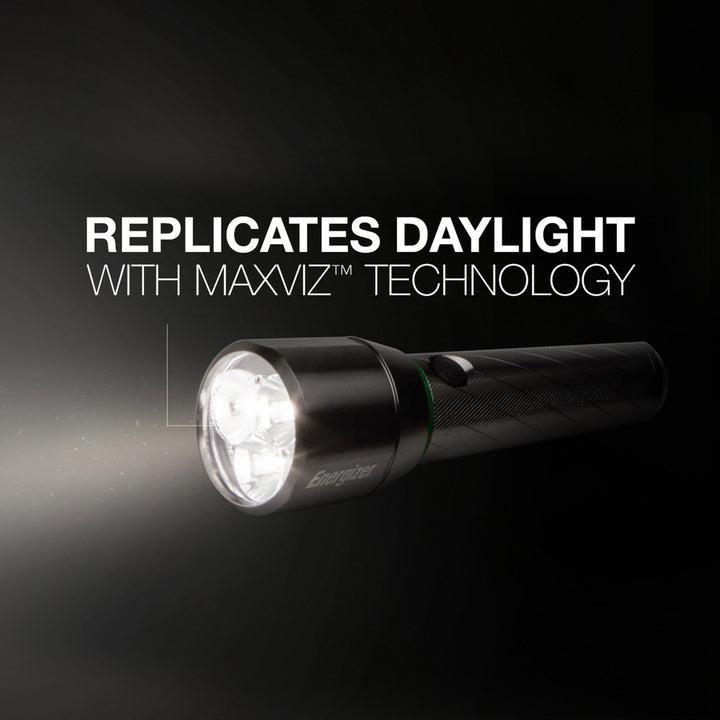 Image of Eveready® Flashlight, LED, Rechargeable, 1000 Lumens, 200m, Silver