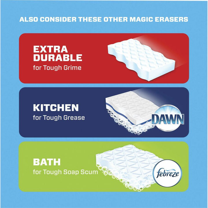 Image of Mr. Clean 79009 Magic Eraser Pads, For Multipurpose, Pad, Sturdy, White, 6 / Pack