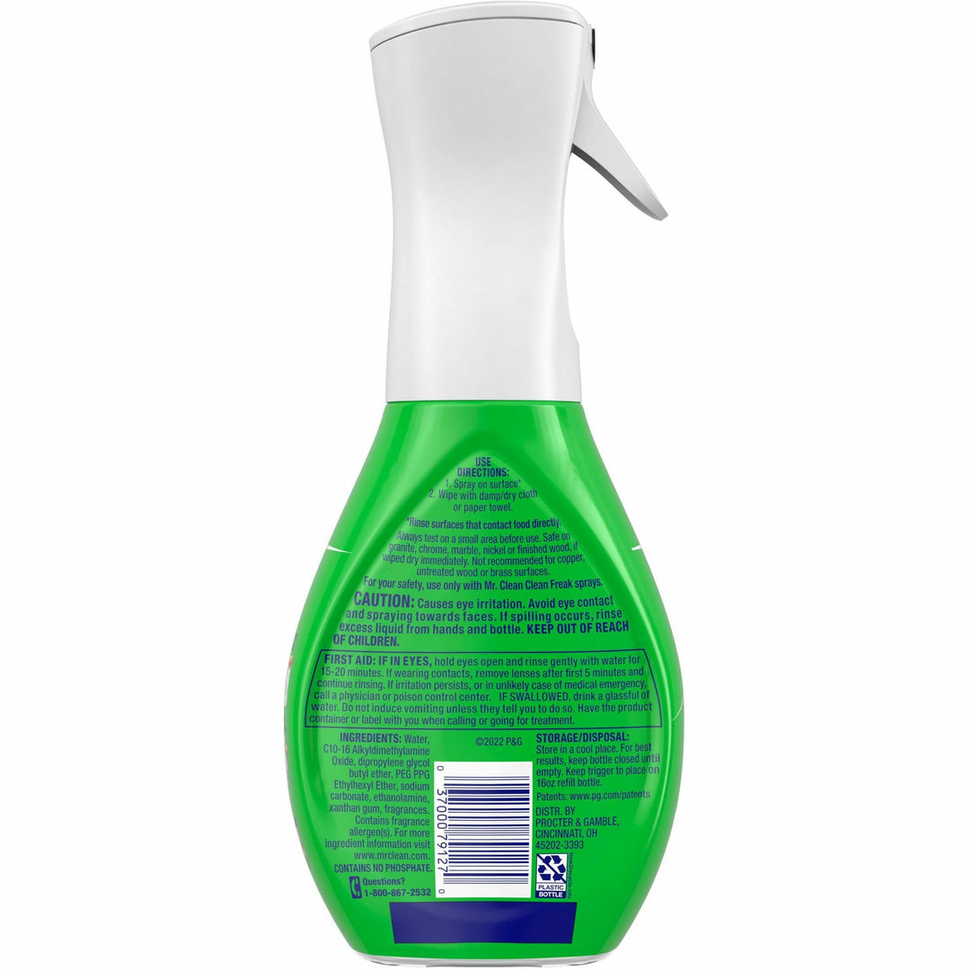 Image of Mr. Clean Clean Freak 79127 Deep Cleaning Mist, 16 fl oz (0.5 quart), Gain Scent, Easy to Use, Disinfectant, Deodorize, Multi, 1 Each