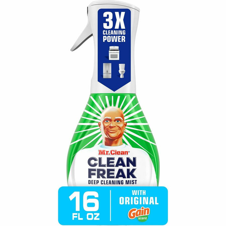 Image of Mr. Clean Clean Freak 79127 Deep Cleaning Mist, 16 fl oz (0.5 quart), Gain Scent, Easy to Use, Disinfectant, Deodorize, Multi, 1 Each