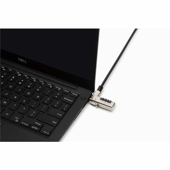 Image of Kensington® Laptop Lock, Combo, 6' Cable,1-1/4"x1-7/10"x2/5"Lock Head,BK