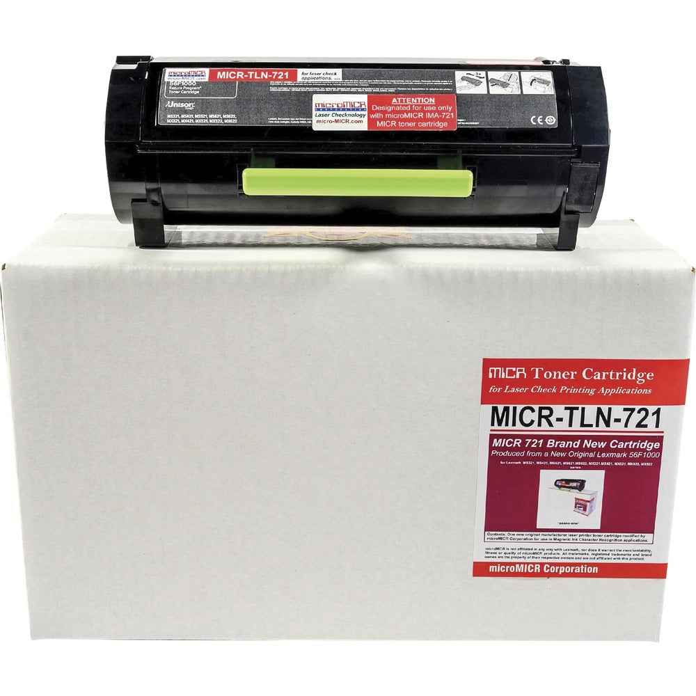 Image of MicroMICR MICR Toner Cartridge, f/Lexmark MS321, 6000 Yld, BK