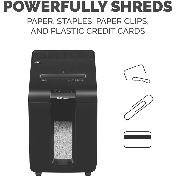Image of Fellowes® Automax 100m Auto Feed Micro-Cut Shredder, 100 Auto/10 Manual Sheet Capacity