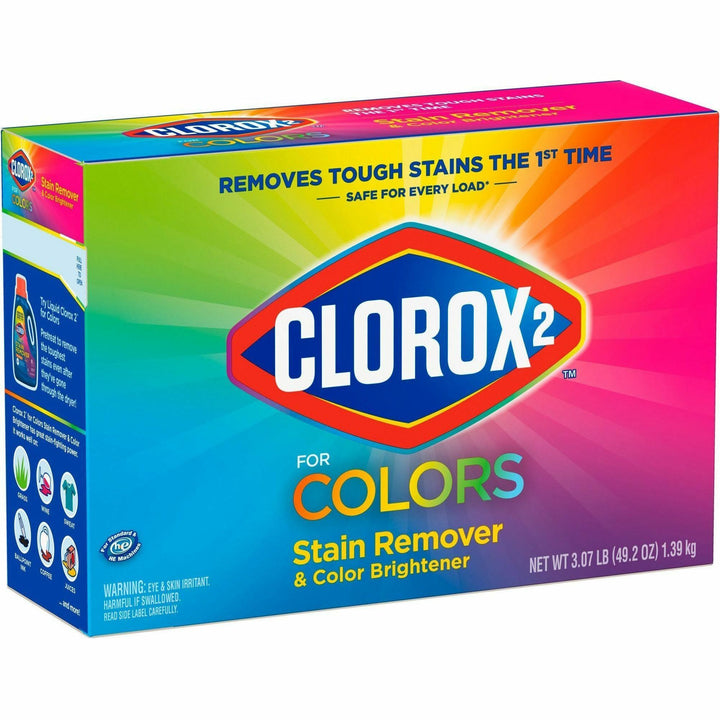 Image of Clorox® Stain Remover and Color Booster, Powder, 49.2 oz, 4/CT, NA