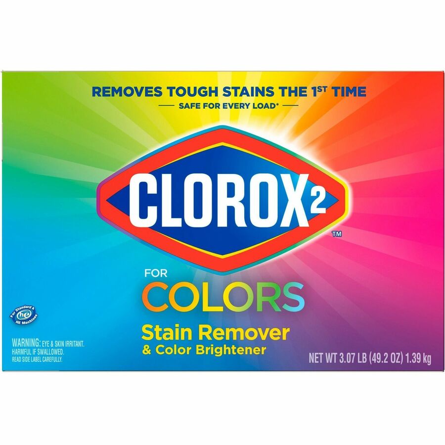 Image of Clorox® Stain Remover and Color Booster, Powder, 49.2 oz, 4/CT, NA