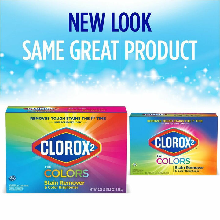 Image of Clorox® Stain Remover and Color Booster, Powder, 49.2 oz, 4/CT, NA