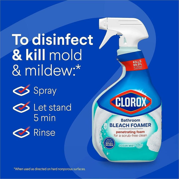 Image of Clorox 30614 Disinfecting Bathroom Foamer with Bleach