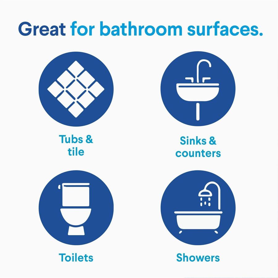 Image of Clorox® Bathroom Bleach, Foamer, Spray Bottle, 30 fl oz, 9/CT, Clear