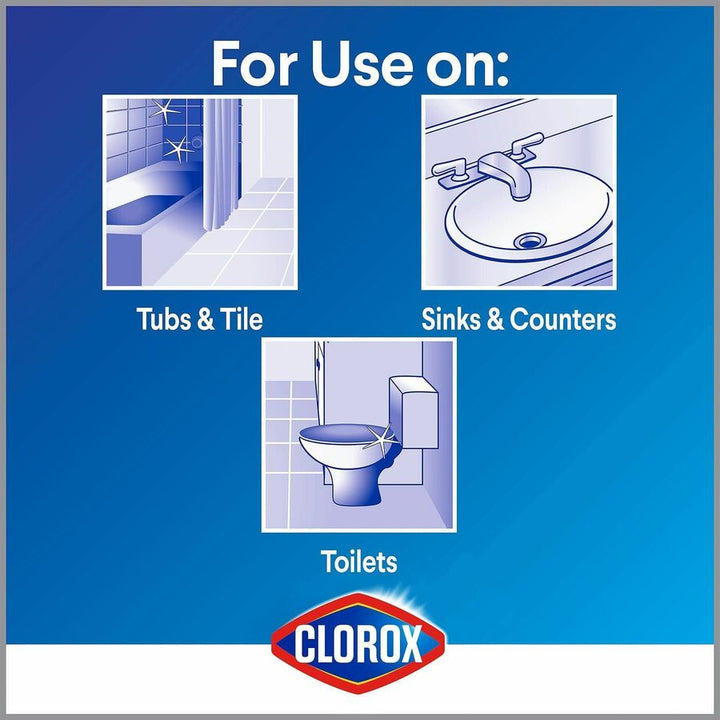 Image of Clorox® Bathroom Bleach, Foamer, Spray Bottle, 30 fl oz, 9/CT, Clear